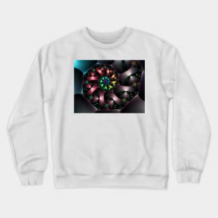 Spiral of Colourful Shapes Crewneck Sweatshirt